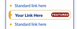Sample featured listing badge